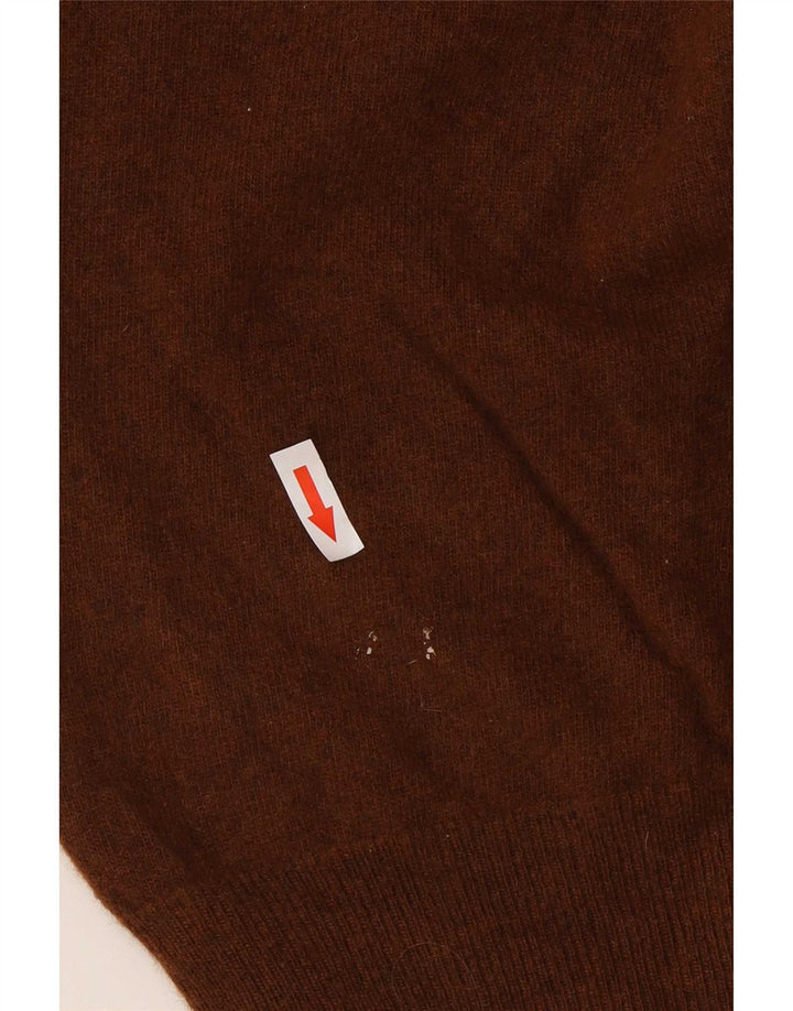 Ανδρικό πουλόβερ Brooksfield Crew Neck Jumper IT 50 Medium Brown Argyle/Diamond