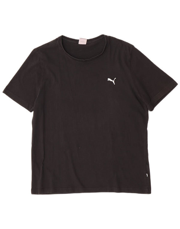 Puma Ανδρικό T-Shirt Top XL Μαύρο βαμβακερό