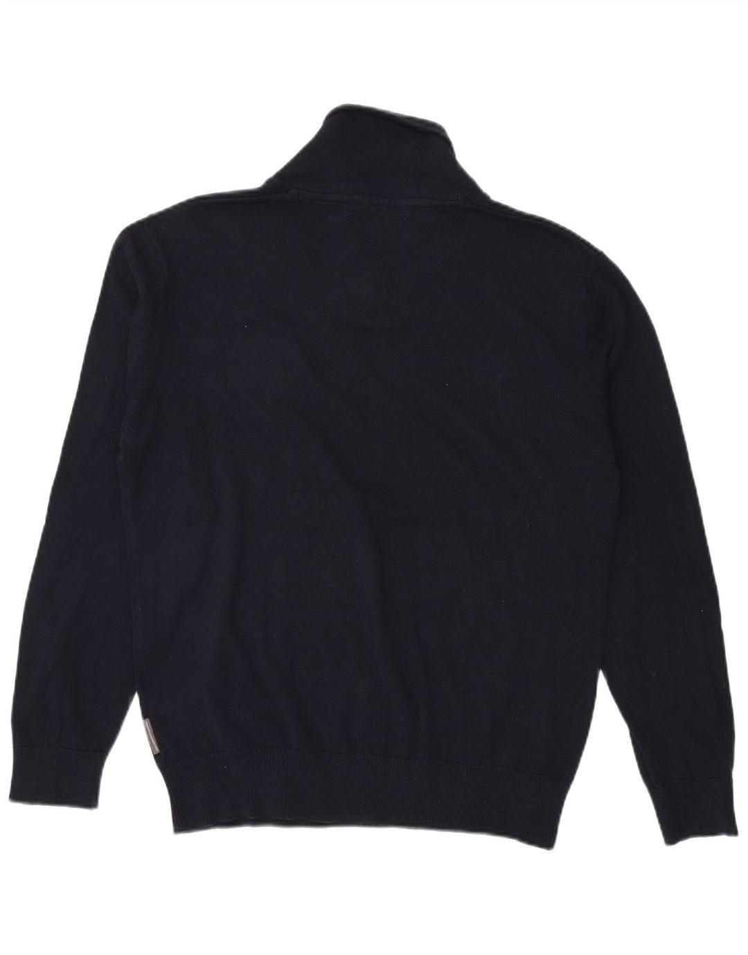 ΓΑΛΛΙΚΗ ΣΥΝΔΕΣΗ Ανδρικό πουλόβερ με λαιμόκοψη σάλι XL μπλε ακρυλικό