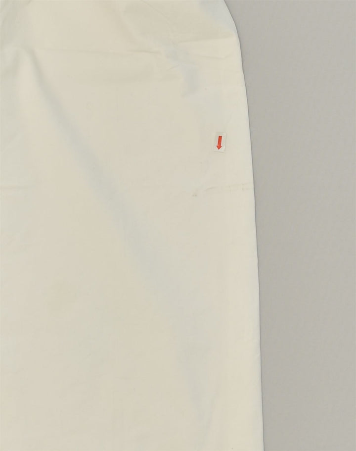 HENRY COTTONS Womens Flare Casual Trousers IT 42 Medium W28 L32 White | Vintage Henry Cottons | Thrift | Second-Hand Henry Cottons | Used Clothing | Messina Hembry 