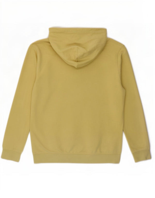 Champion Mens Hoodie Jumper Μεγάλο Κίτρινο Βαμβακερό