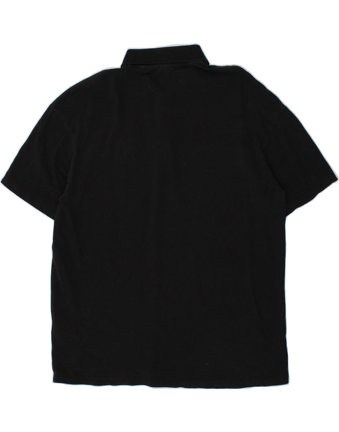 JACK & JONES Mens Polo Shirt XL Black Cotton Vintage Jack & Jones and Second-Hand Jack & Jones from Messina Hembry 