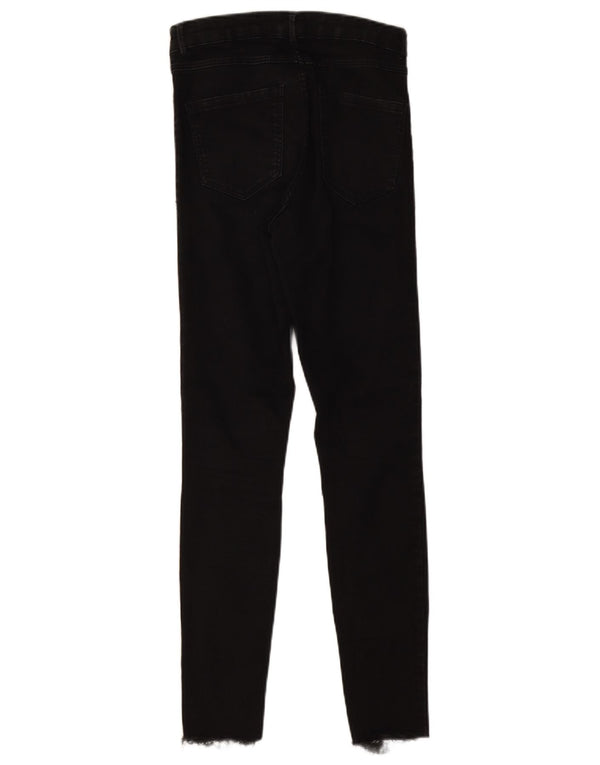 Zara Womens Trafaluc Distressed Skinny Jeans EU 36 XS W26 L28 Black