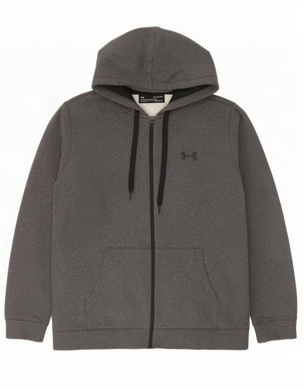 Ανδρικό πουλόβερ Under Armour Cold Gear Zip Hoodie XL Γκρι βαμβακερό