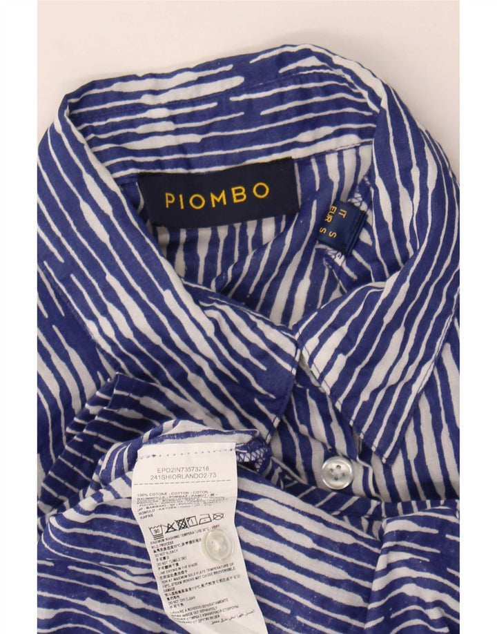 Γυναικείο πουκάμισο Piombo UK 10 Small Blue Ikat Βαμβακερό