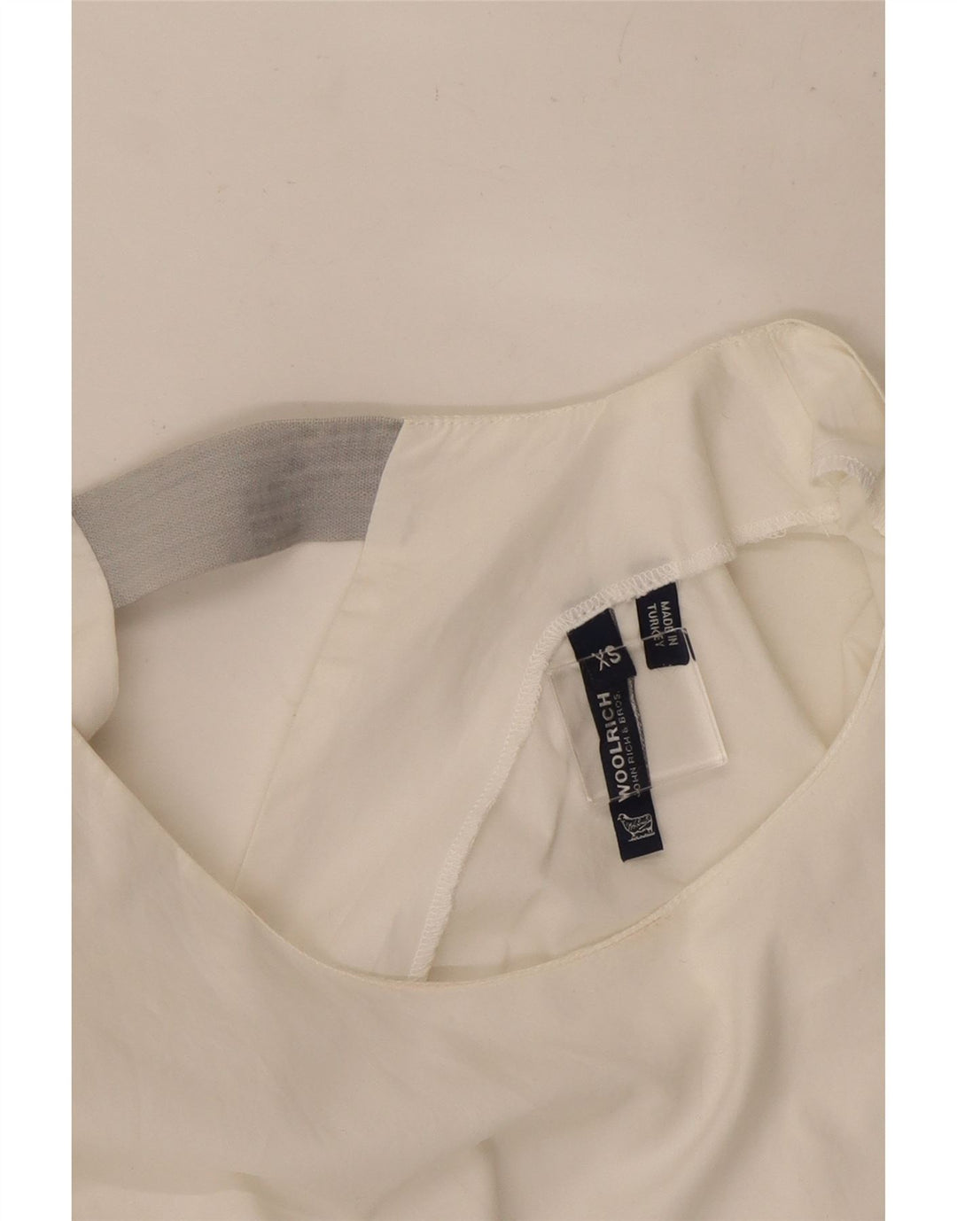 Woolrich Γυναικείο Oversized Αμάνικο φόρεμα Shift UK 6 XS Λευκό