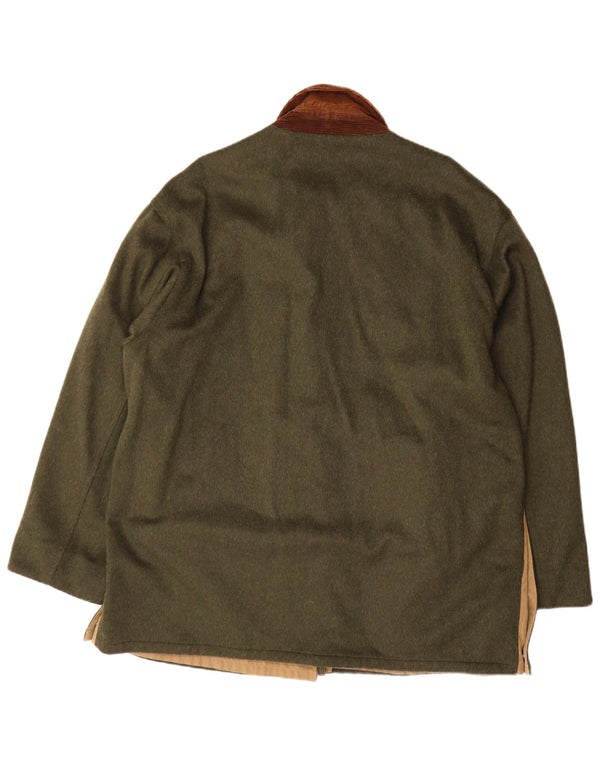 Aquascutum Ανδρικό αναστρέψιμο πανωφόρι UK 42 XL Πράσινο