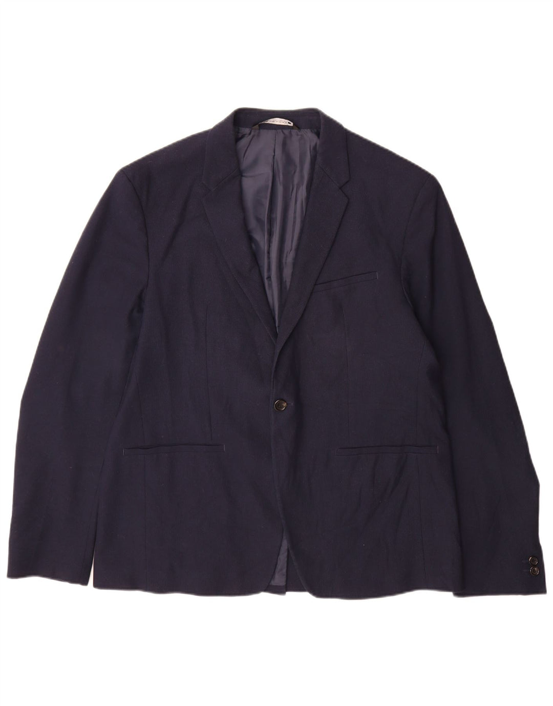 Zara Ανδρικό σακάκι μπλέιζερ με 1 κουμπί EU 54 XL Navy Blue