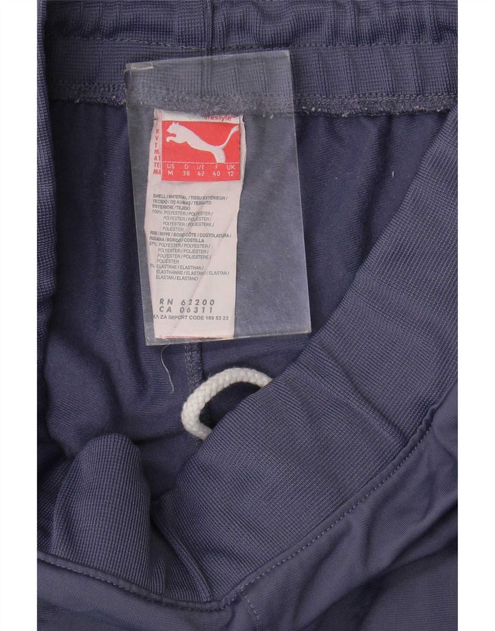 Puma Γυναικεία αθλητική φόρμα Παντελόνι Joggers UK 12 Medium Blue Polyester