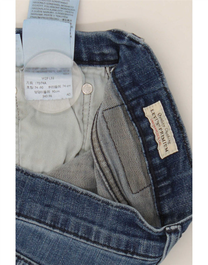 Γυναικείο Slim Jeans Levi's W29 L29 Blue Cotton