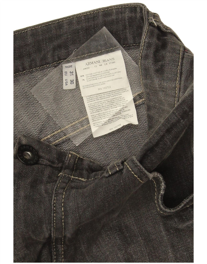 Armani Ανδρικό Slim Jeans W31 L30 Γκρι βαμβακερό