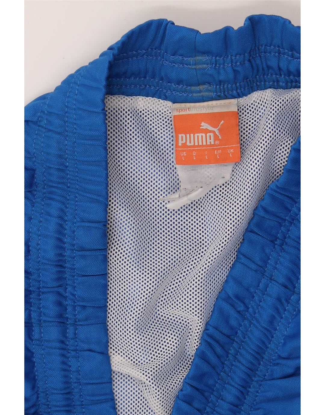 PUMA Mens Sport Shorts Large  Blue Polyester Vintage Puma and Second-Hand Puma from Messina Hembry 