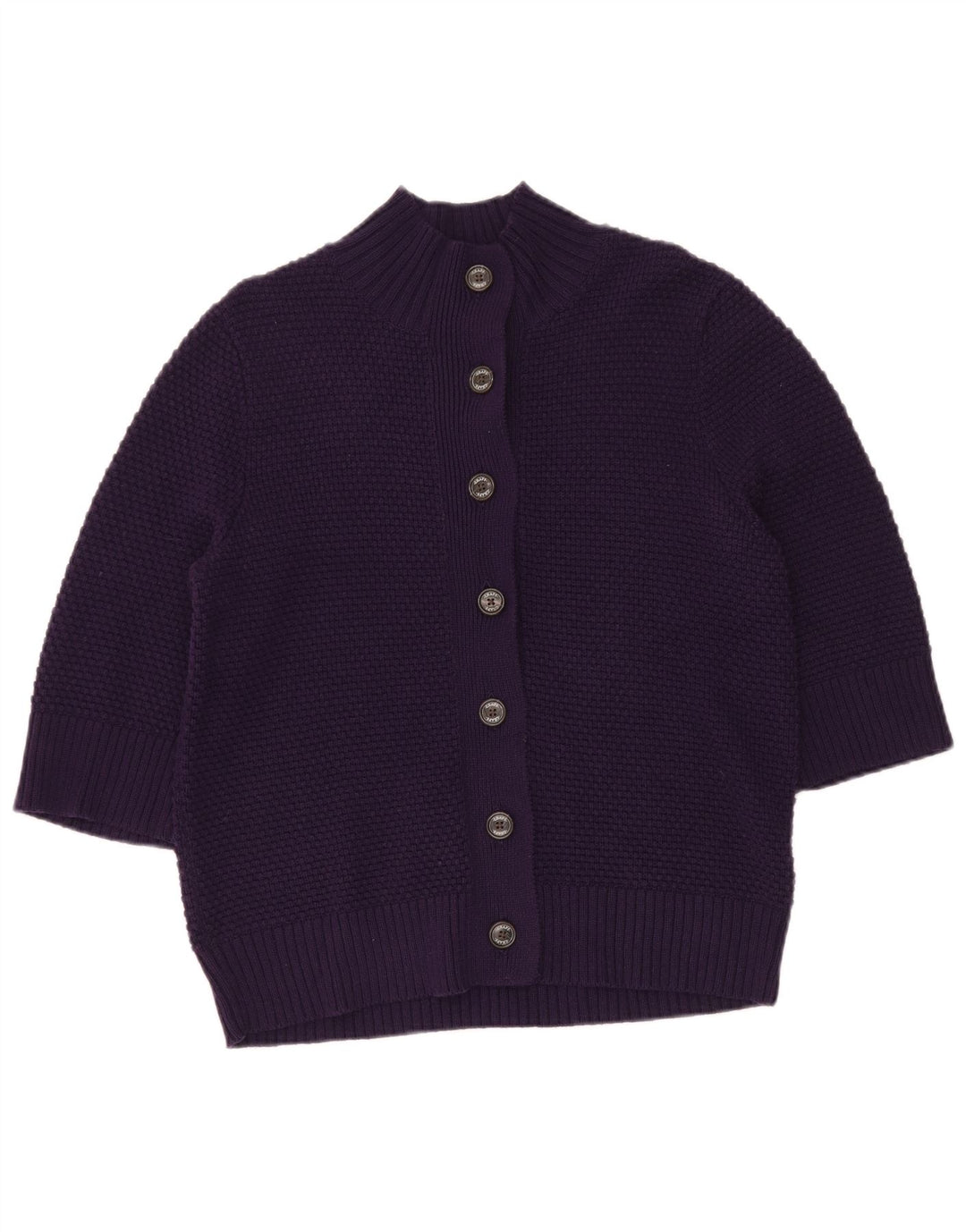 CHAPS Γυναικείο πουλόβερ ζακέτα 3/4 μανίκια UK 12 Medium Purple