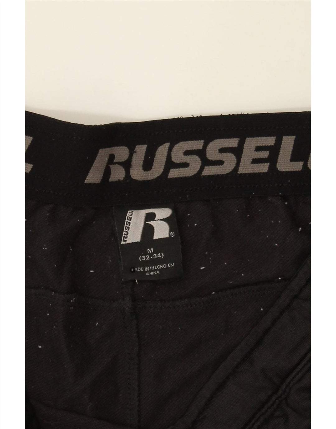 RUSSELL ATHLETIC Mens Tracksuit Trousers Medium  Black Colourblock Vintage Russell Athletic and Second-Hand Russell Athletic from Messina Hembry 