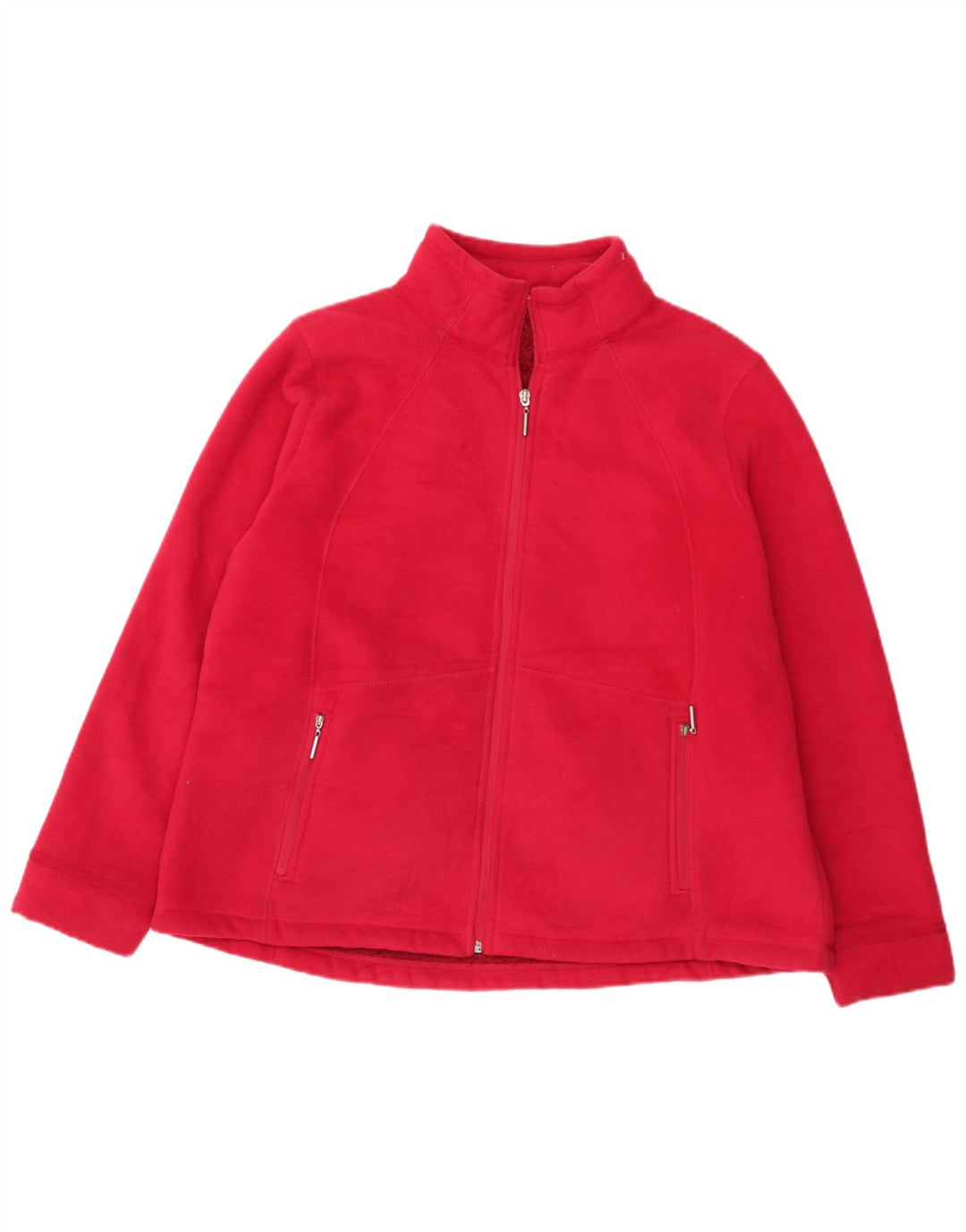 Marks & Spencer Γυναικείο Fleece Jacket UK 20 2XL Red Polyester