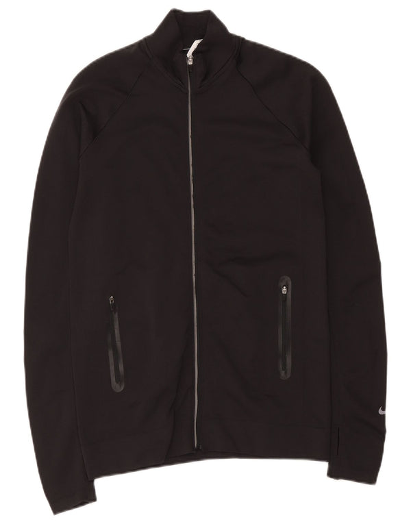 Γυναικεία φόρμα Nike Dri Fit Top Jacket UK 10 Small Black Nylon