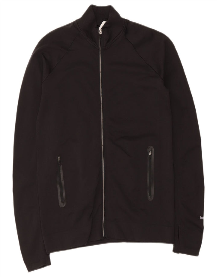 Γυναικεία φόρμα Nike Dri Fit Top Jacket UK 10 Small Black Nylon
