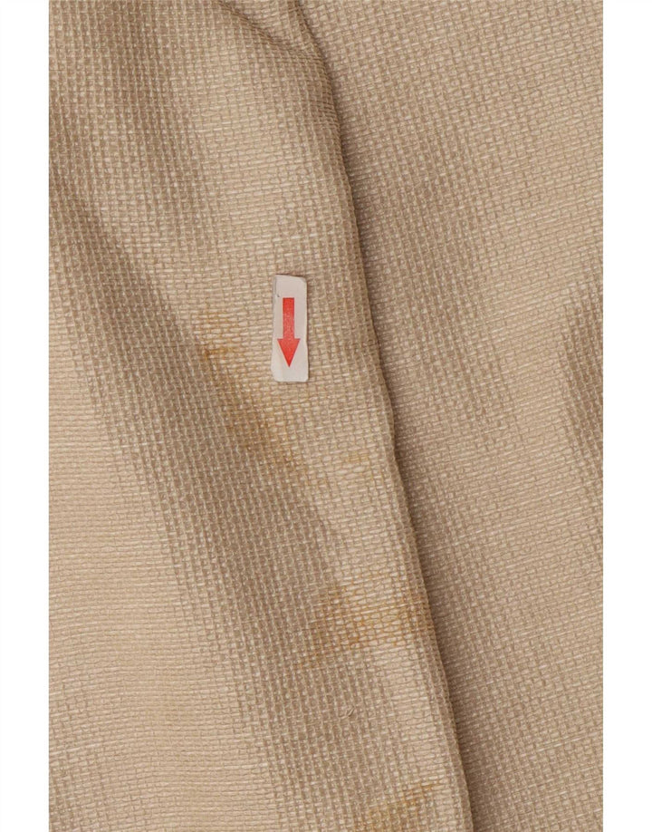 Zara Γυναικείο Σακάκι Μπλέιζερ UK 12 Βαμβακερό μεσαίο μπεζ
