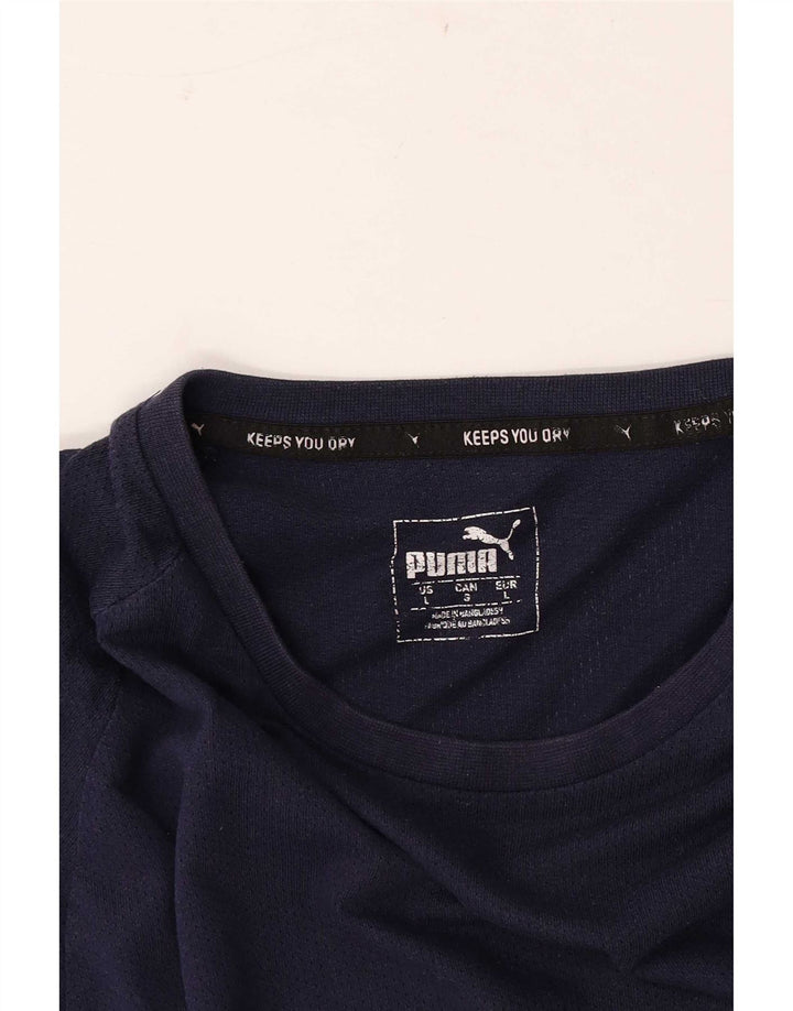 Ανδρικό T-Shirt Puma Top Large Navy Blue