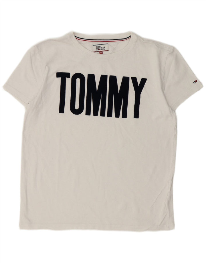 Ανδρικό γραφικό T-Shirt Tommy Hilfiger Top Medium White