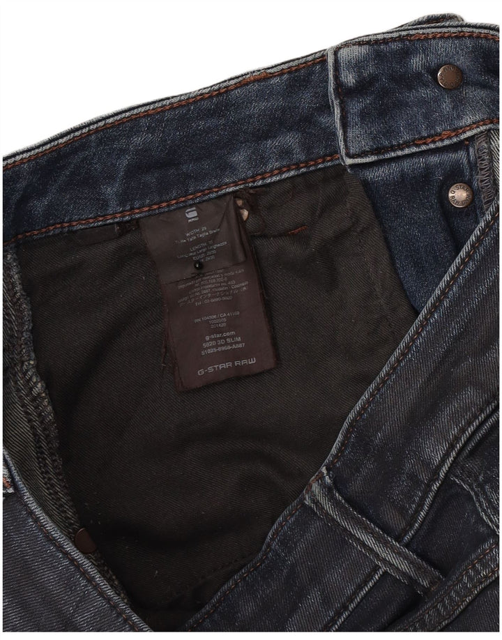 G-Star Ανδρικό τζιν 3D Arc Slim W29 L27 Μπλε βαμβακερό