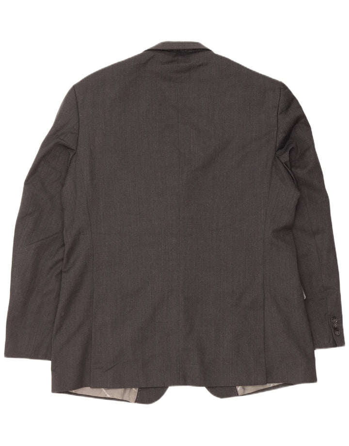 Pierre Cardin Ανδρικό σακάκι με 2 κουμπιά σακάκι IT 54 2XL Γκρι μαλλί