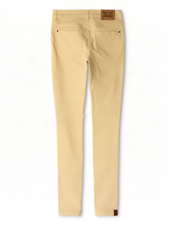 Zara Γυναικείο Skinny Jeans EU 38 Small W28 L28 Κίτρινο βαμβακερό