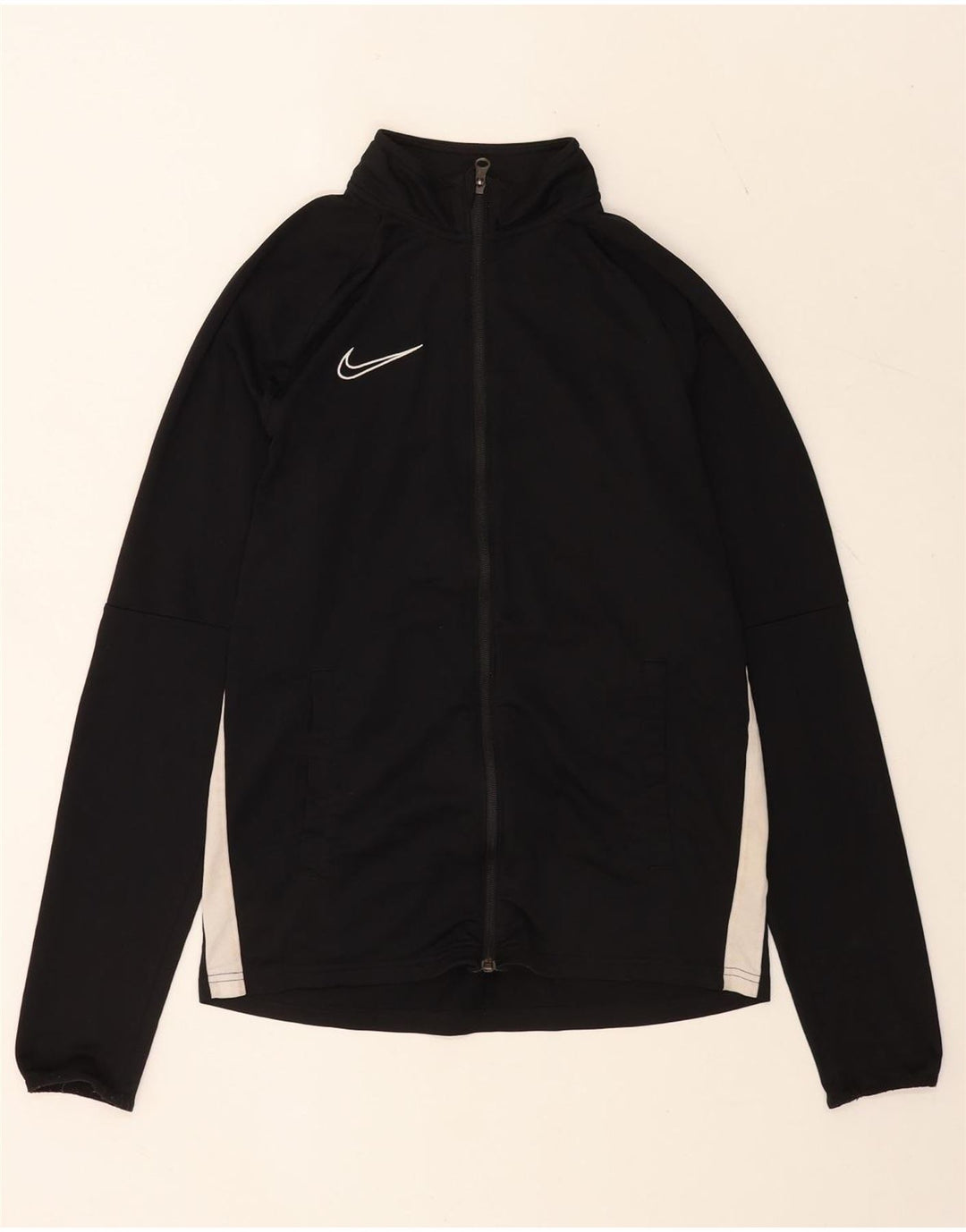 Ανδρική φόρμα Nike Dri Fit Μπουφάν μεσαίου μαύρου χρώματος πολυεστέρας