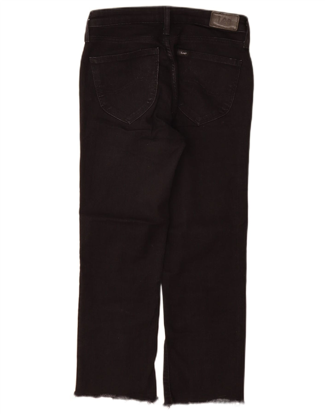 Lee Womens Marion Straight Jeans W27 L25 Μαύρο βαμβακερό