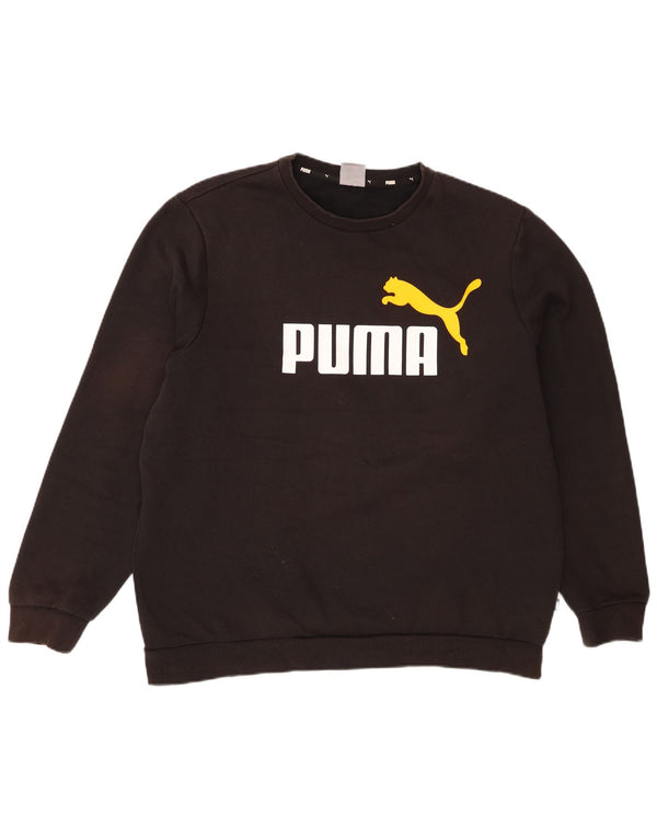 Ανδρικό γραφικό φούτερ Puma Jumper XL Μαύρο βαμβακερό