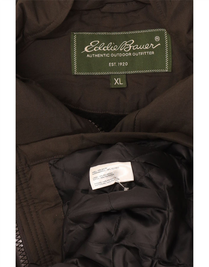 EDDIE BAUER Ανδρικό μπουφάν με επένδυση UK 42 XL Γκρι νάιλον