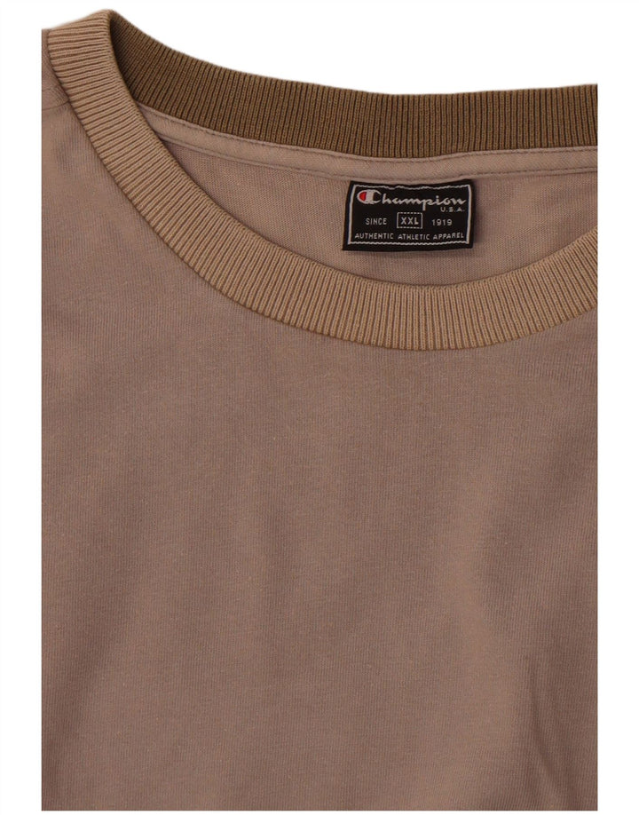 Ανδρικό T-Shirt Champion Top 2XL Grey Colourblock