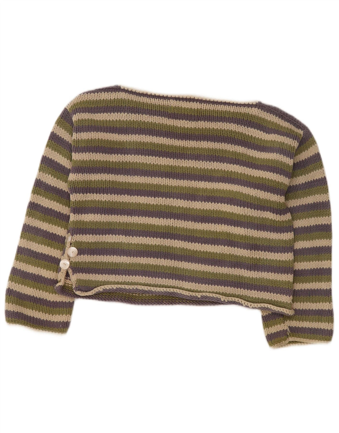 Πουλόβερ PURE Γυναικείο Loose Fit Boat Neck Jumper UK 10 Small πολύχρωμο