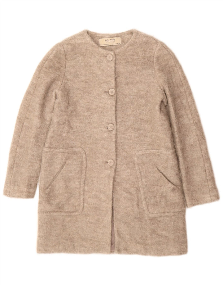 Zara Γυναικείο Πανωφόρι UK 10 Small Grey Viscose