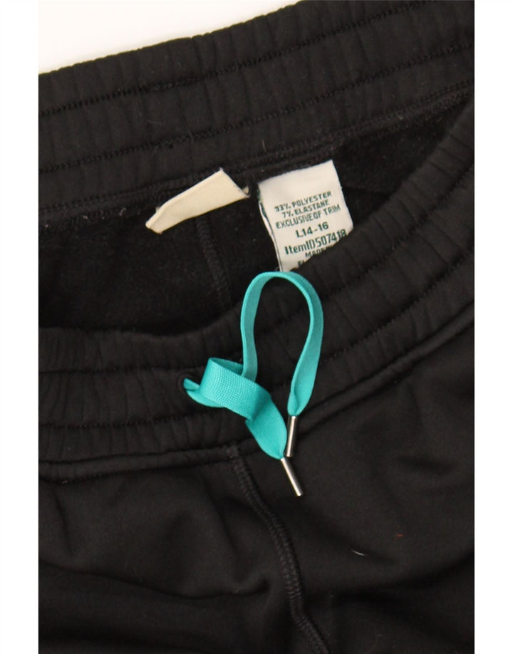 L.L.BEAN Boys Tracksuit Trousers 14-15 Years Large Black Polyester Vintage L.L.Bean and Second-Hand L.L.Bean from Messina Hembry 