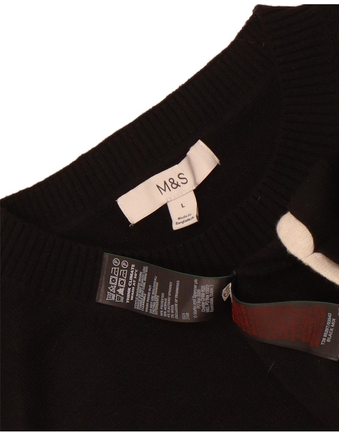 Marks & Spencer Ανδρικό γιλέκο Tank Top Large Black Polyester
