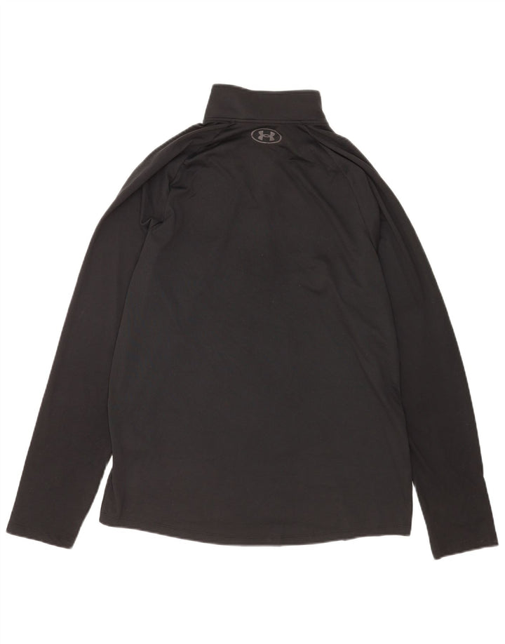 Ανδρική φόρμα πουλόβερ με φερμουάρ Under Armour Top Medium Black Polyester