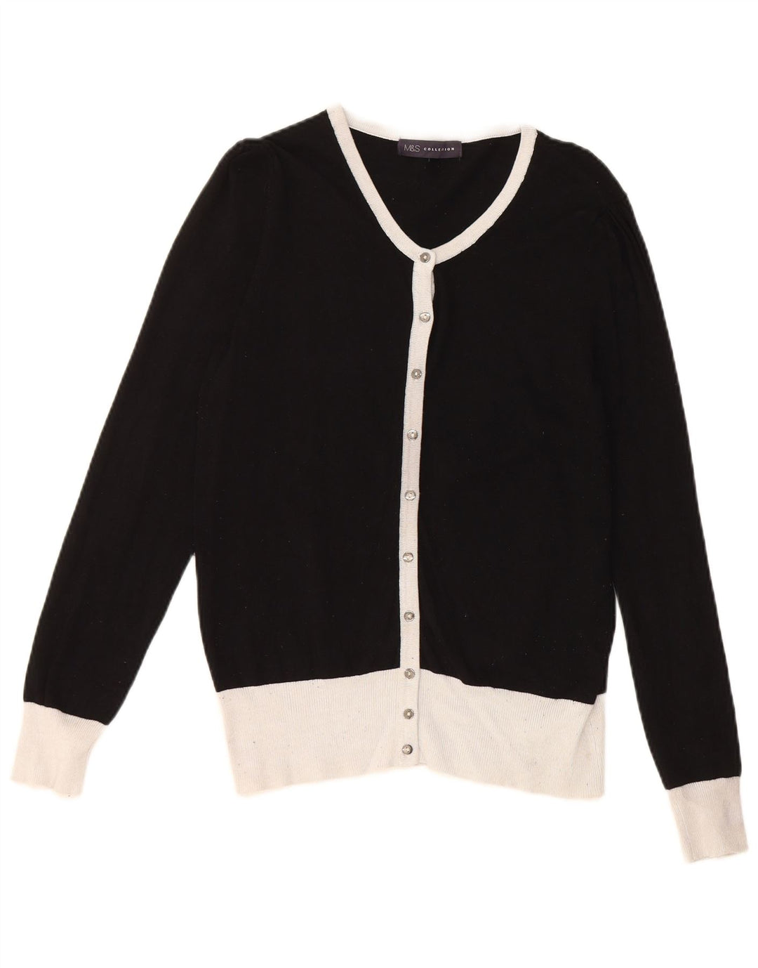 Γυναικεία ζακέτα Marks & Spencer UK 10 Samll Black Colourblock