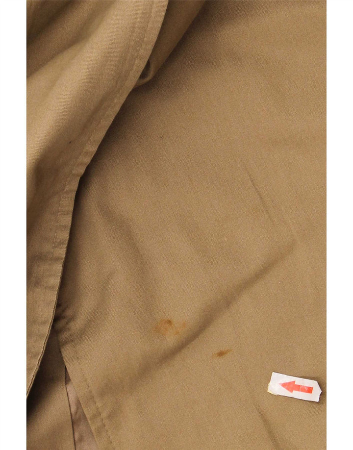 Vintage Γυναικεία Longline Oversized καμπαρντίνα IT 40 Small Beige Polyester