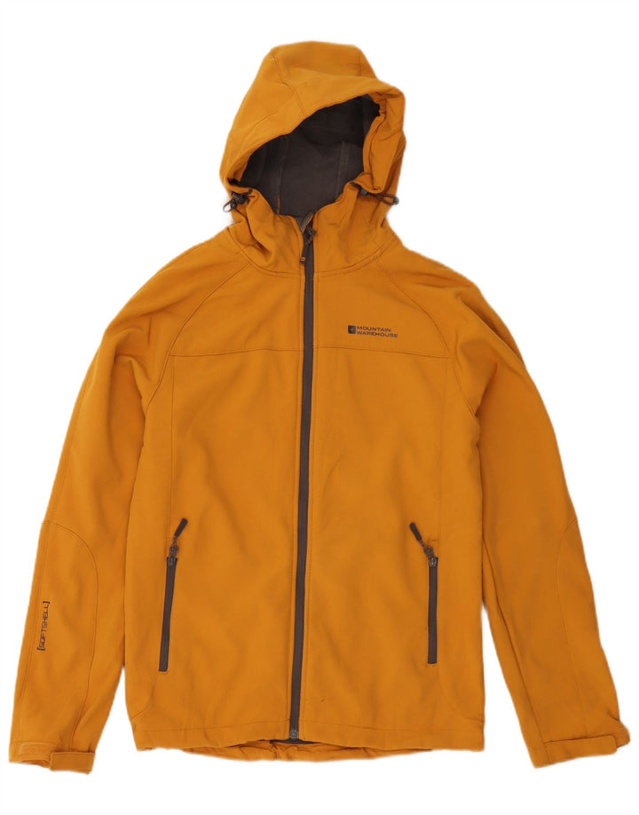 Ανδρικό μπουφάν με κουκούλα Mountain Warehouse UK 34 XS Yellow Polyester