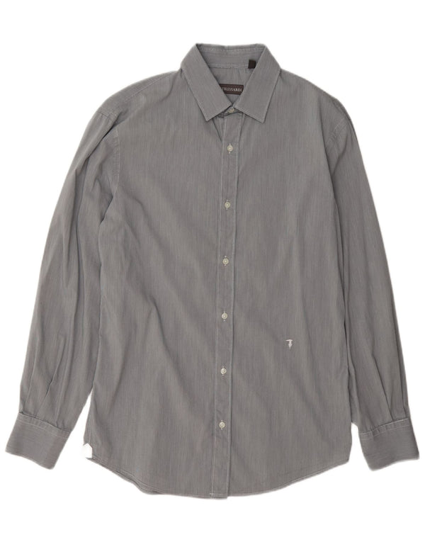 Ανδρικό πουκάμισο Trussardi Νούμερο 39 Medium Grey Houndstooth