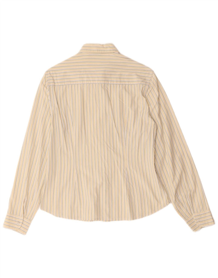 Massimo Dutti Γυναικείο Πουκάμισο UK 14 Medium Beige ριγέ μετάξι