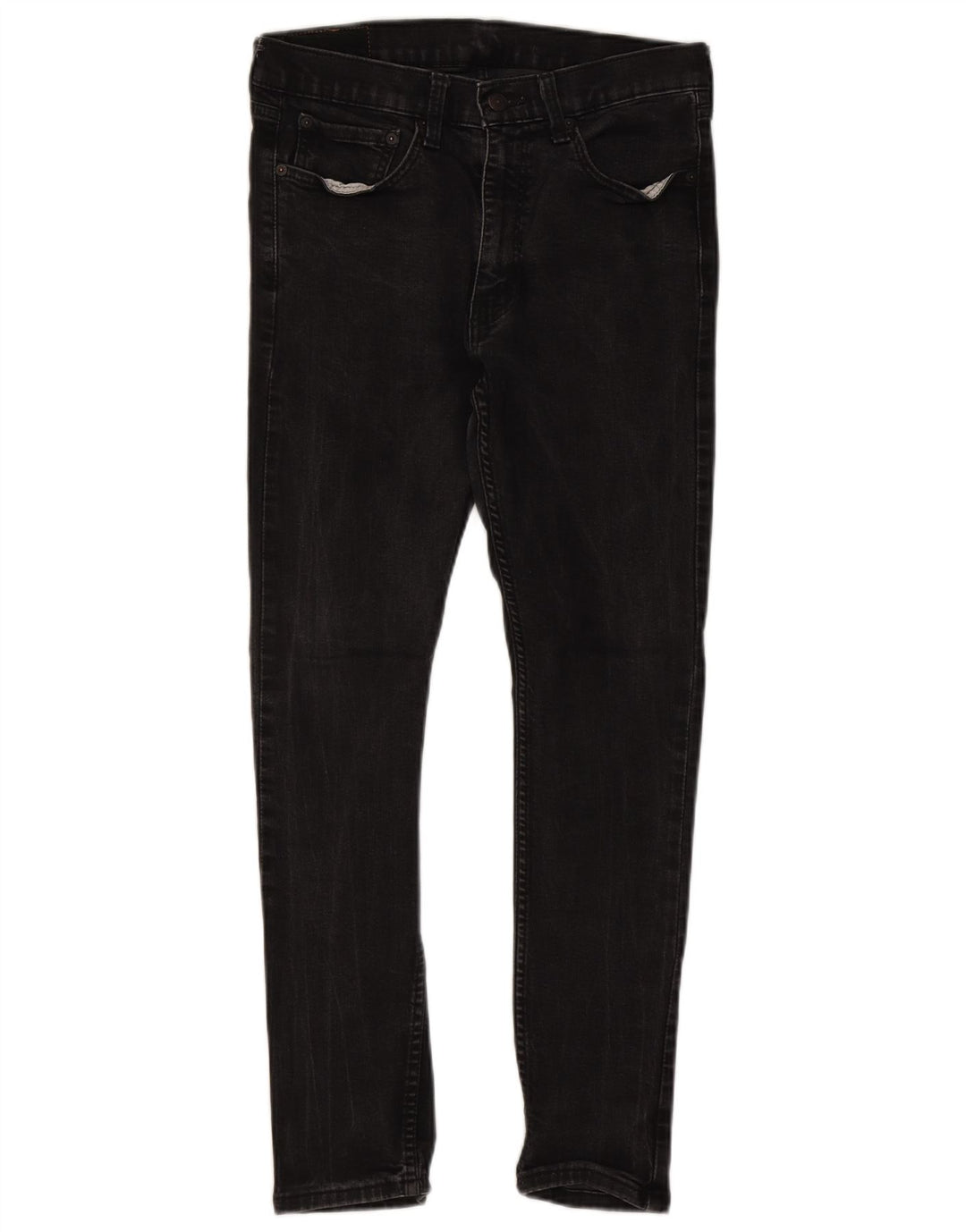 LEVI'S Ανδρικό 519 Hi-Ball Skinny Jeans W34 L28 Μαύρο βαμβακερό