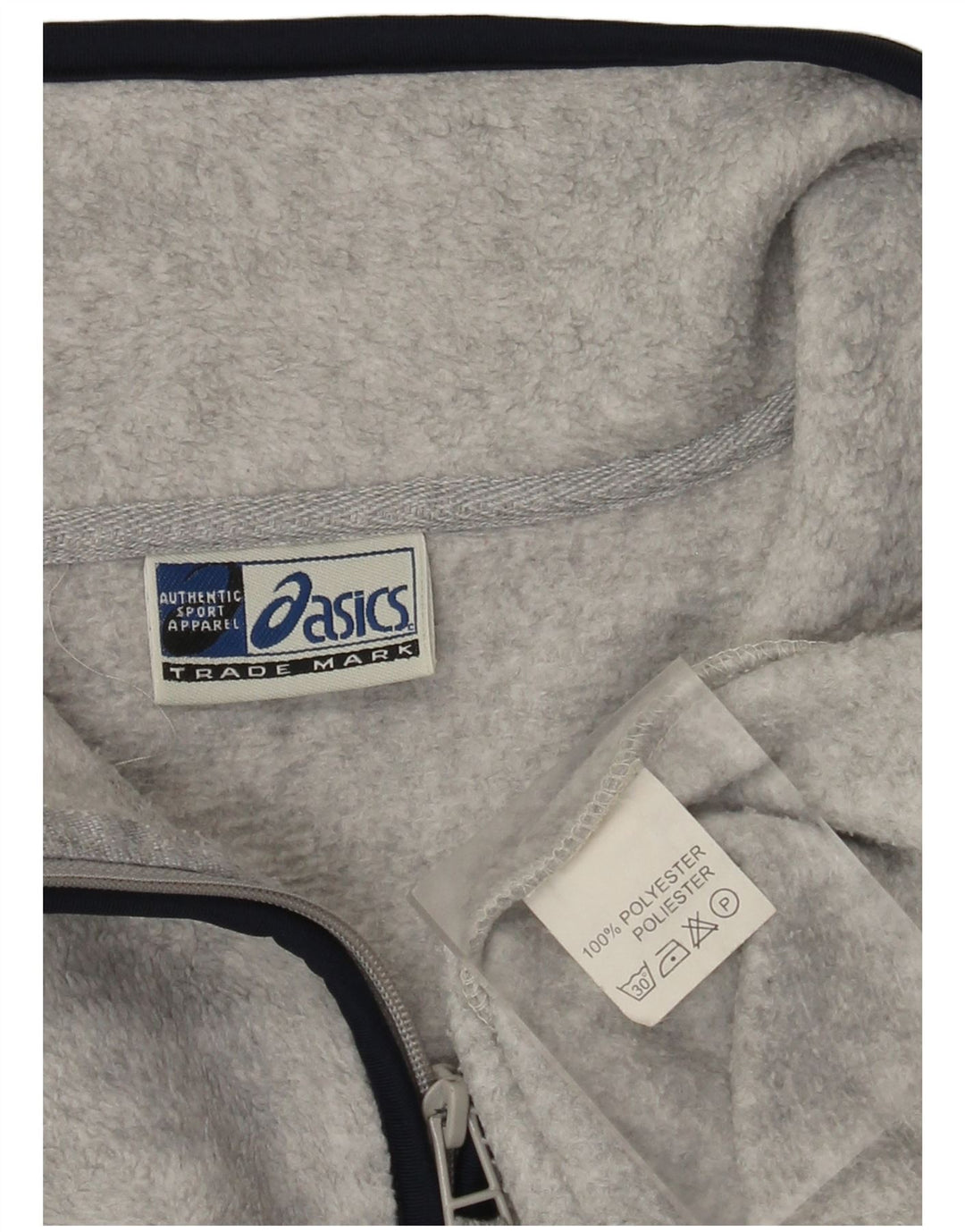 Asics Ανδρικό φερμουάρ Fleece Jumper XL Grey Polyester
