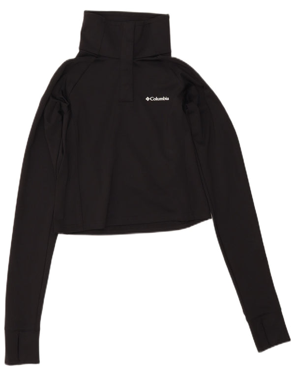 Γυναικεία φόρμα πουλόβερ με λαιμόκοψη με κουμπιά COLUMBIA Top UK 12 Medium Black
