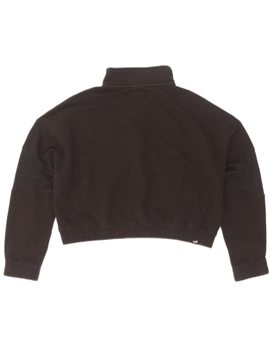 Γυναικεία φόρμα Puma Crop Oversized Top Jacket UK 10 Small Black Cotton