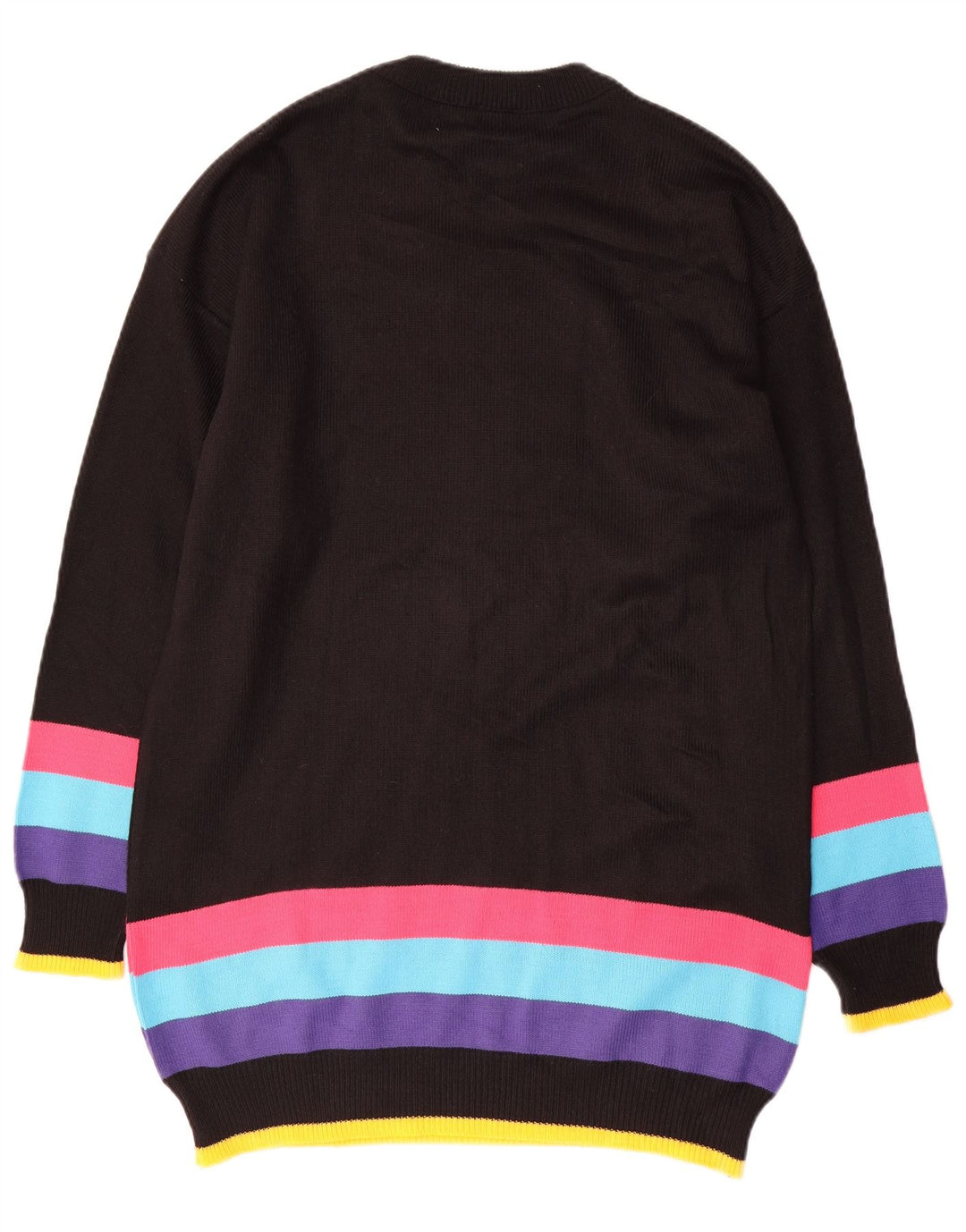 Γυναικείο γραφικό φόρεμα UK 16 Vintage, μαύρο χρώμα