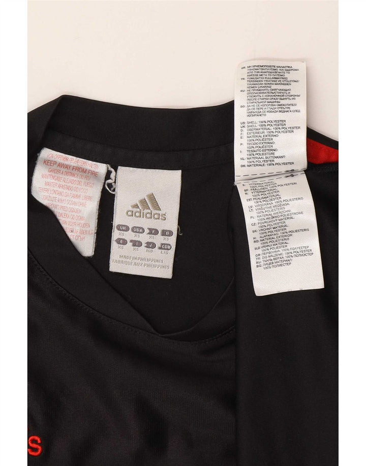Ανδρικό T-Shirt Adidas Top XS Μαύρο πολυεστέρα
