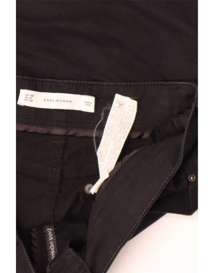 Zara Γυναικεία Pencil Φούστα EU 40 Medium W30 Μαύρη Βαμβακερή