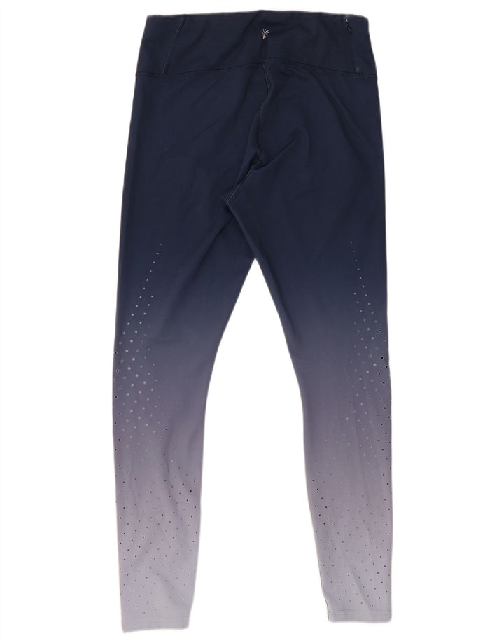 ATHLETA Γυναικεία Κολάν UK 10 Small Navy Blue Colourblock